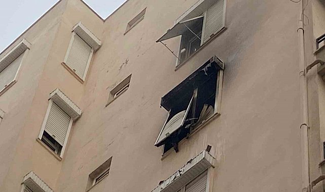 Apartman dairesindeki yangın korkuttu