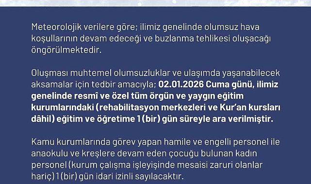 Ardahan'da eğitime kar engeli