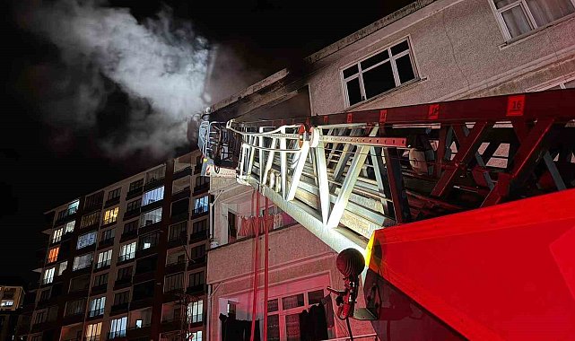 Artvin Hopa'da apartman dairesinde yangın paniği