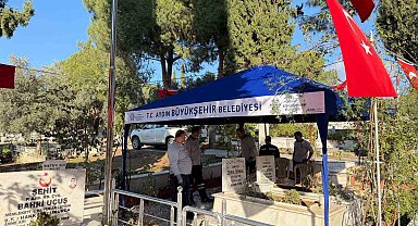 Aydın Büyükşehir Belediyesi'nden mezarlıklarda yoğun çalışma