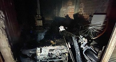 Aydın'da yangın: Dumandan etkilenen 2 kişi hastaneye kaldırıldı