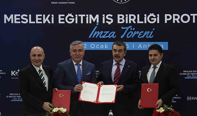 Bakan Tekin: "2024 yılı yaz ayında Mesleki ve Teknik Eğitim Politika belgesi yayınladık ve bu anlamdaki iş birliklerimizi bir adım daha öteye taşıdık"