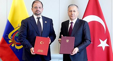 Bakan Yerlikaya, Ekvatorlu mevkidaşıyla görüştü