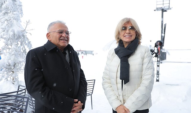 Başkan Büyükkılıç, eski Başbakan Tansu Çiller'e Erciyes'i tanıttı