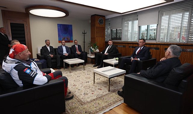 Başkan Büyükkılıç, Türkiye Dağcılık Federasyonu heyetini ağırladı