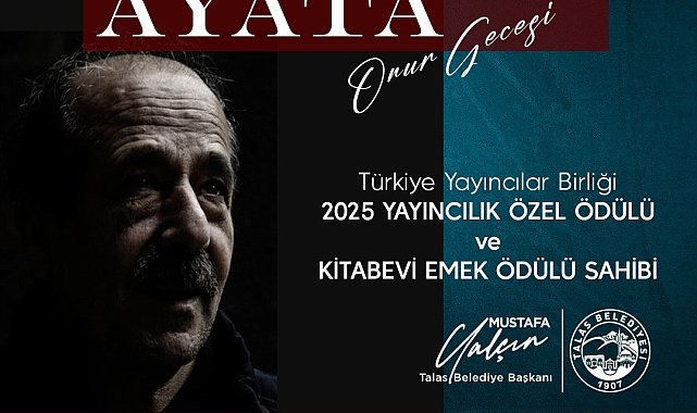 Başkan Yalçın'dan Esat Ayata için onur gecesi