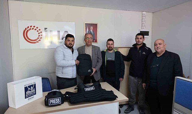Başkan Yapar'dan İhlas Haber Ajansı ekibine teşekkür