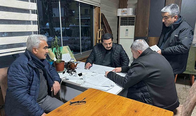 Battalgazi Belediyesi gece boyu sahadaydı