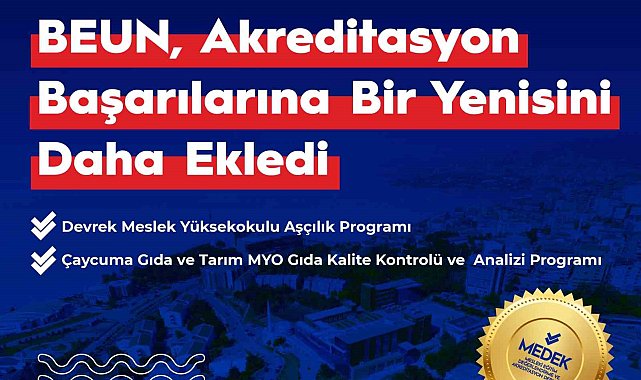 BEUN, akreditasyon başarılarına bir yenisini daha ekledi
