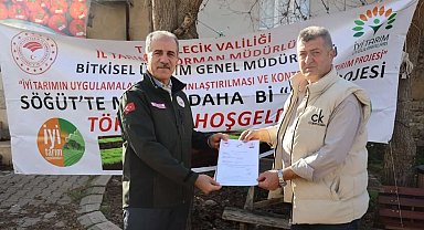 Bilecik Söğüt'te 'Marul Daha Bi İyi' projesi tamamlandı