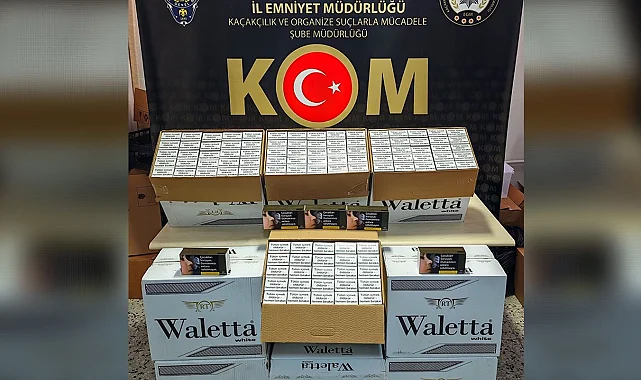 Bilecik'te 100 bin bandrolsüz makaron ele geçirildi