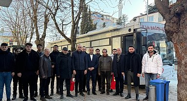 Bilecik'te MHP'lilerden Kızılay'a anlamlı bağış