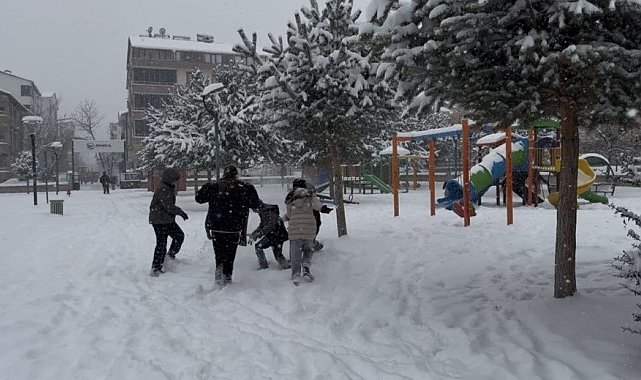 Bingöl'de yoğun kar yağışı