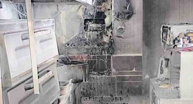 Bitlis'te bir iş yerinde yangın çıktı