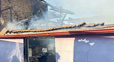 Bozdoğan'da ev alevlere teslim oldu