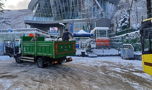 Bursa Büyükşehir'de kış mesaisi sürüyor