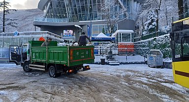 Bursa Büyükşehir'de kış mesaisi sürüyor