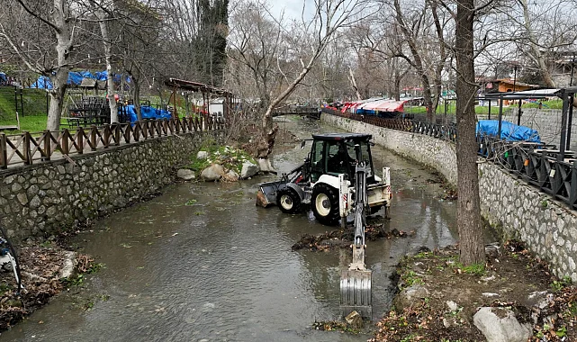 Bursa Büyükşehir'den Misi'de dere ve çevre temizliği