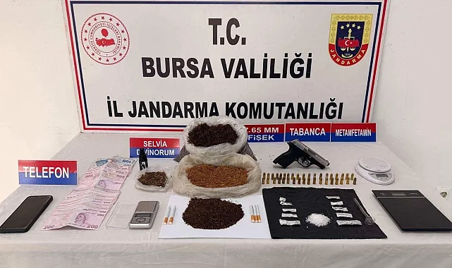 Bursa Yıldırım'da 1 kilogram sentetik madde ele geçirildi