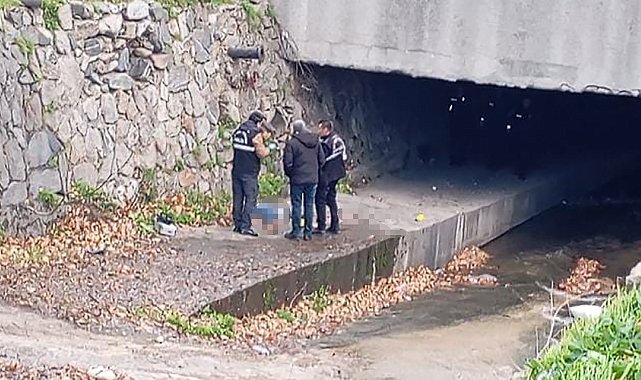 Bursa'da dere kenarında erkek cesedi bulundu