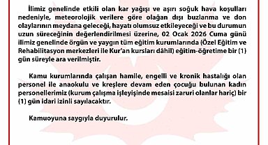 Bursa'da eğitime kar engeli