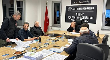 Bursa'da Nilüfer'de afetlere karşı hazırlık tatbikatı