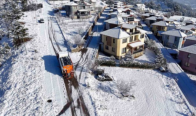 Çameli'de kış şartlarına karşı tam güç mücadele
