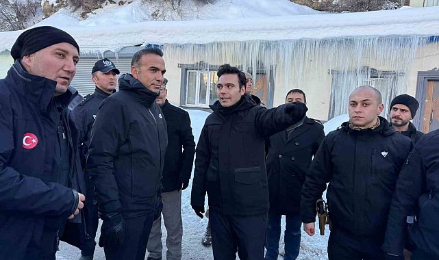 Çatak'ta çığ afeti sonrası saha incelemesi yapıldı