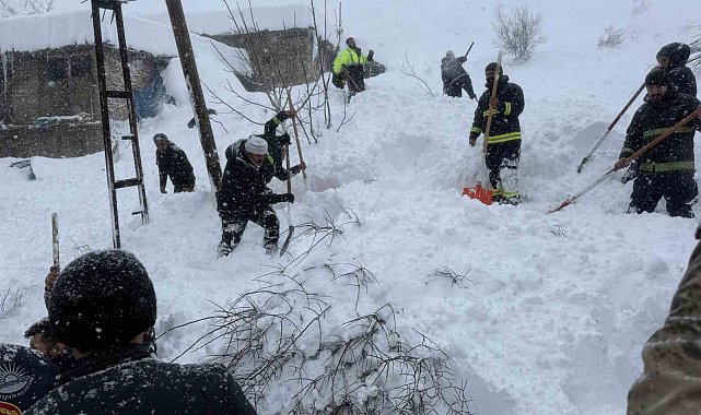 Çatak'ta çığ faciası: Kayıp kadın kurtarıldı