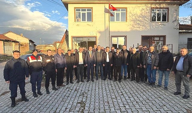 Çavdarhisar Kaymakamı Murat Ak muhtarlarla bir araya geldi