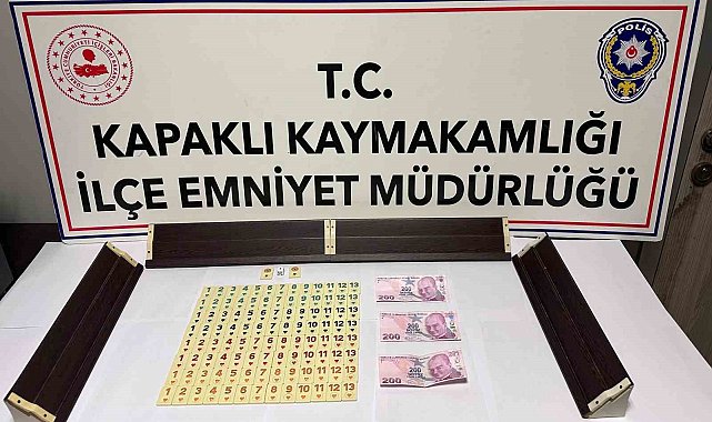 Çayevinde kumar operasyonu: 46 bin lira ceza yediler
