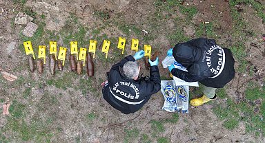 Çocukların oynadığı cisimler mühimmat çıktı: 11 adet top mermisi muhafaza altına alındı