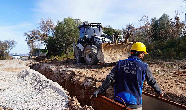 Datça İskele Mahallesi Çomarlık'ta kanalizasyon sorunu sona eriyor