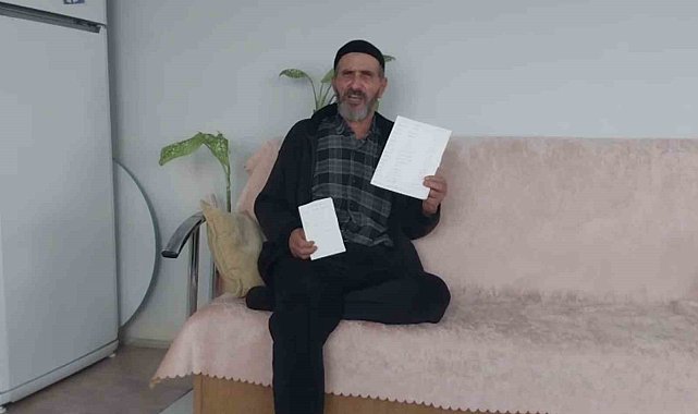 Dededen torunları için teşvik takdirnamesi