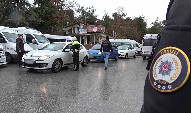 Denizli Emniyet Müdürlüğü yılbaşı gecesi 4 bin şahsı 3 bin aracı kontrol etti