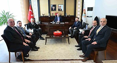 Denizli OSB yönetiminden Denizli'nin yeni Valisi Köşger'e ziyaret