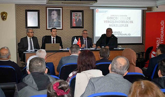 Denizli'de basit usulden gerçek usule geçiş esnafa anlatıldı