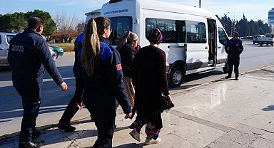 Dilencilere zabıtadan darbe