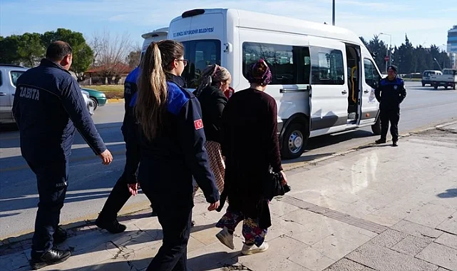 Dilencilere zabıtadan darbe