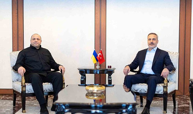 Dışişleri Bakanı Fidan, Ukrayna Milli Güvenlik ve Savunma Konseyi Sekreteri Umerov ile görüştü