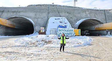 Dülük-OSB Tüneli'nde yüzde 25 tamam