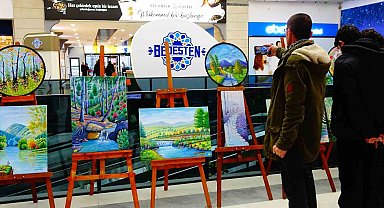 Duyguların tuvale yansıdığı sergi, sanatseverlerin izlenimleriyle sona erdi