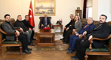 Düzce Gazeteciler Cemiyeti'nden Vali Makas'a ziyaret