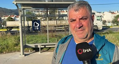 Edremit'te bir babanın kızı ıslanmasın diye yaptığı durak belediyeyi harekete geçirdi