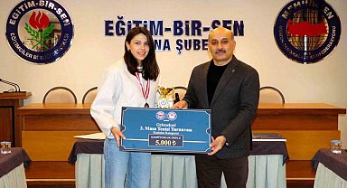 Eğitim-Bir-Sen'den ödüllü 2. Masa Tenisi Turnuvası: Adana'da raketler dostluk için sallandı