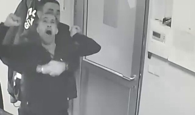 Engelli çalışan, güvenlik görevlisinin heimlich manevrasıyla hayata tutundu