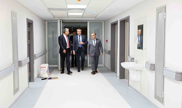 ERÜ Hastaneleri'nde yenileme çalışmaları devam ediyor