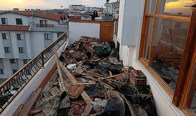 Fırtına mağduru şehit ailesine Kocaeli Büyükşehir'den destek