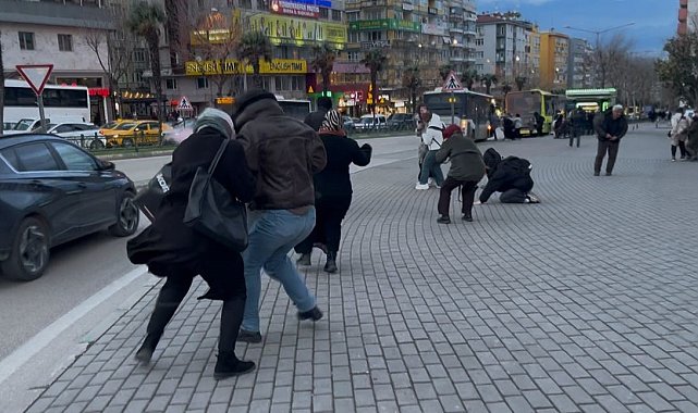 Fırtınada uçmamak için yerlere böyle yattılar