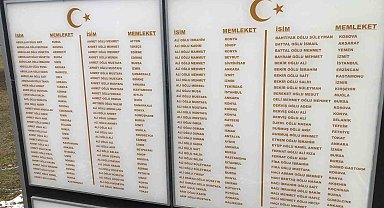 Galiçya Cephesi'nde şehit düşen ecdada büyük vefa